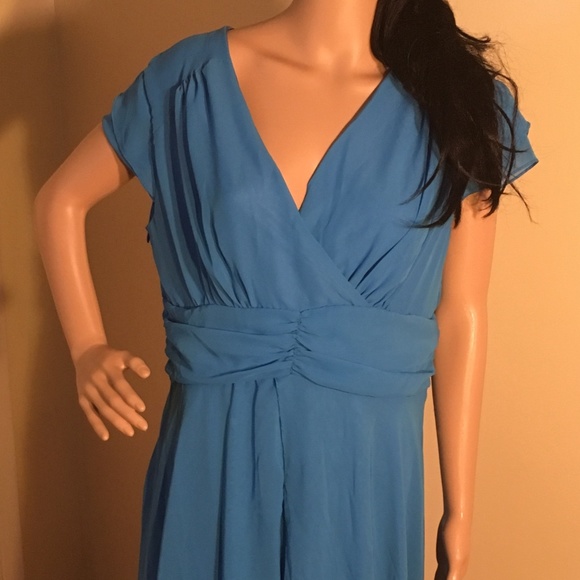 Sheer Light Blue Dress w/side zipper size XXL - Picture 2 of 9